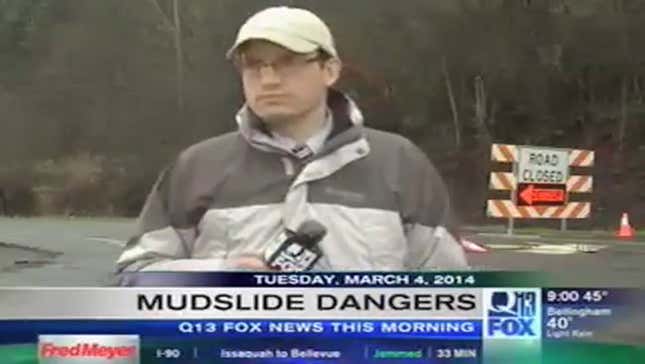 Reporter Talking Sports Has Best Reaction When He Realizes He's Live