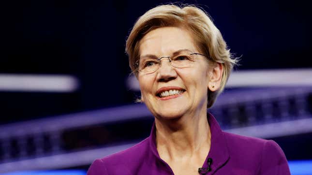 Image for article titled It Was Elizabeth Warren's Night