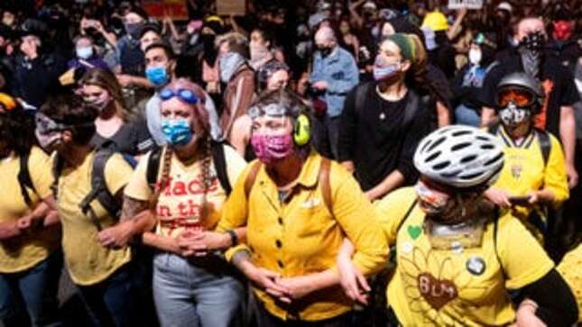 Image for article titled The Only Good Wall Is Made of Moms Who Hate the Feds