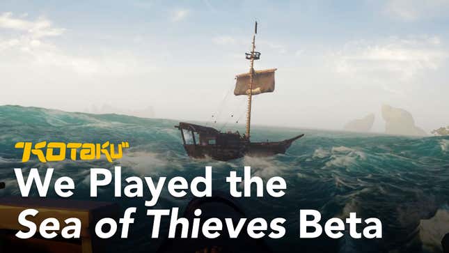 Watch Us Fight Sharks In <i>Sea of Thieves</i>’ Closed Beta<em></em>