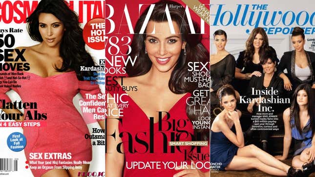 Image for article titled Rise of The Kardashians: How a Family Created a Magazine Cover Dynasty