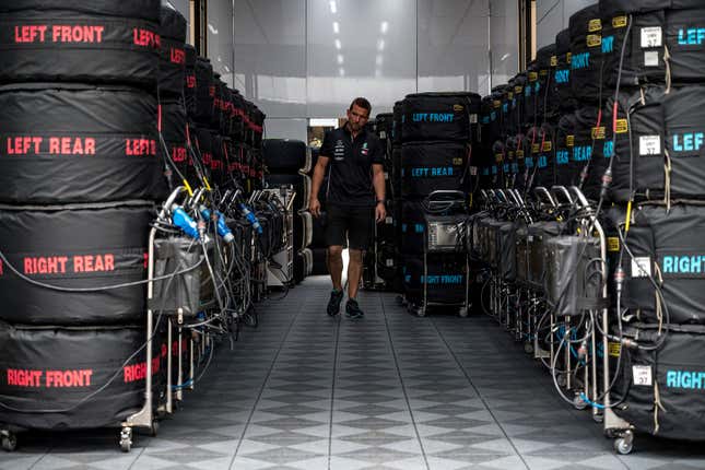 Image for article titled Inside Pirelli's Massive Formula One Tire Operation