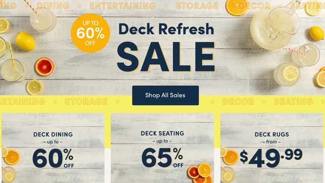 Deck Refresh Sale | Wayfair