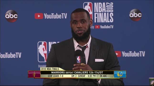 LeBron James Leaves In A Huff After Reporter Asks Him About What J.R. Smith Was Thinking
