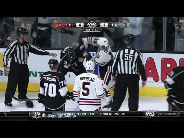 Daniel Carcillo Channels His Inner Pageant Queen After A Fight