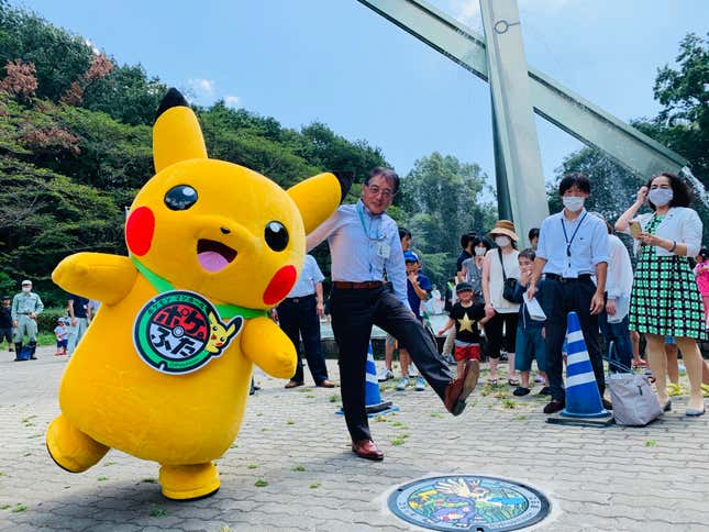 Image for article titled There Are Now 100 Pokémon Manholes In Japan