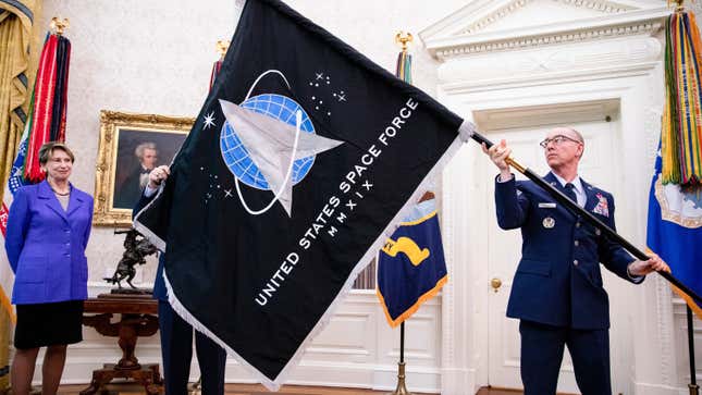 Image for article titled The U.S. Space Force Is Losing a Trademark Battle With Netflix&#39;s Space Force
