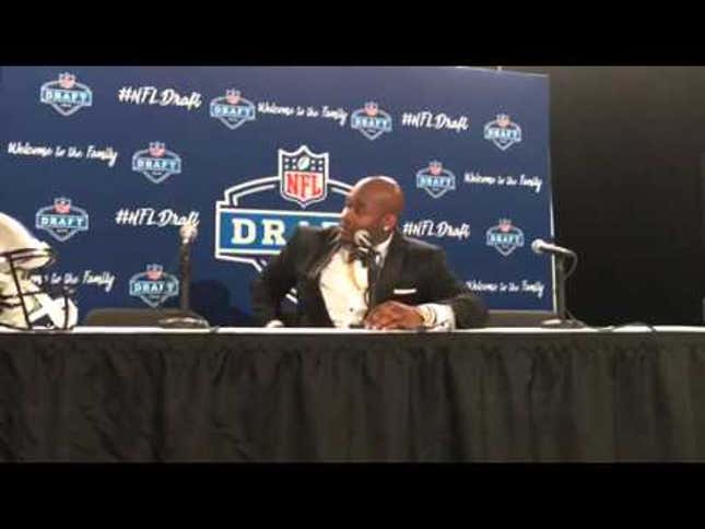 Here's Laremy Tunsil Admitting He Took Money At Ole Miss Before Getting Abruptly Hustled Off Stage