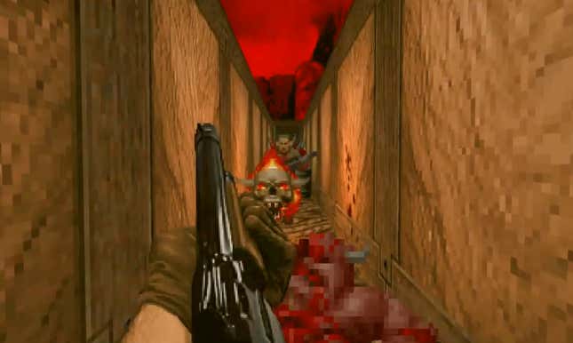 Image for article titled Doom Mod Turns The Game Into One Extremely Long Hallway