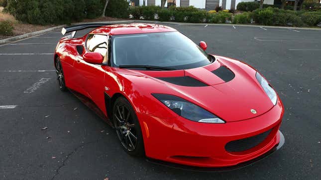 Image for article titled At $34,999, Would You &#39;Wing It&#39; In This Lightly Modded 2011 Lotus Evora?