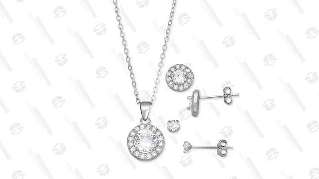 

Giani Bernini Cubic Zirconia 3 Piece Set | $18 | Macy’s 