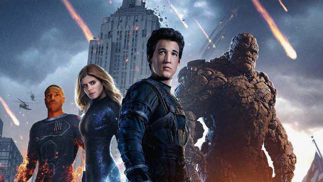 From 2015&#39;s Fantastic Four. Or, the DVD cover, anyway. 