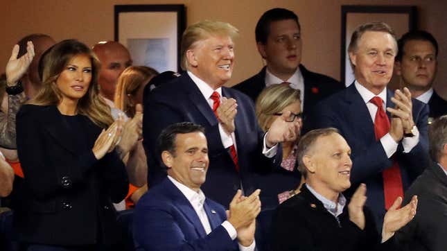 Join Me in Closely Observing Melania's Face While President Trump Got Booed at the World Series