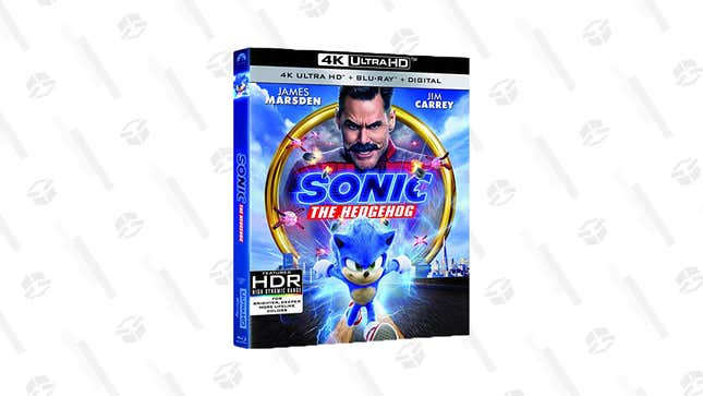 Sonic the Hedgehog (4K) | $28 | Amazon
Sonic the Hedgehog (Blu-Ray) | $21 | Amazon