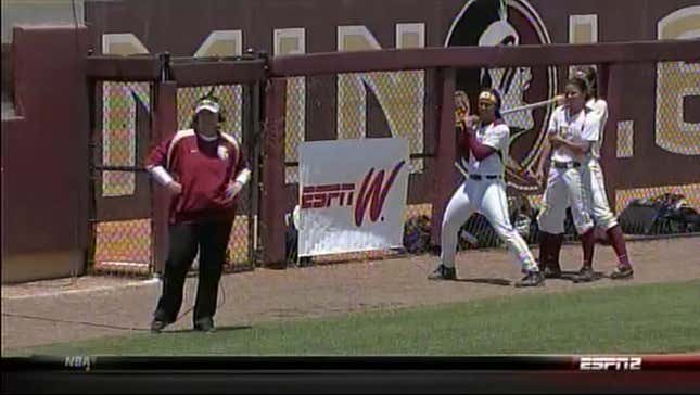 FSU Softball Players Need To Work On Their Videobombing Game
