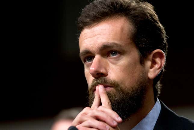 
Twitter CEO Jack Dorsey’s Twitter account was hacked.