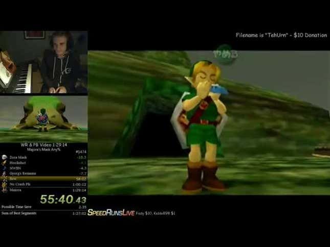 Crazy-Fast <em>Zelda</em> Player Keeps Breaking <em>Majora's Mask</em> World Record