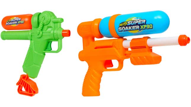 Image for article titled Hasbro Recalls a Pair of Super Soakers Because of Their Dangerous Stickers