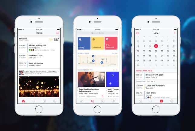 Remains of the Day: Facebook Launches Standalone Events App