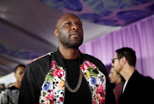 Image for article titled Lamar Odom Says He&#39;s Still Battling Addiction But Adds, &#39;Getting High Is Not on My Agenda&#39;