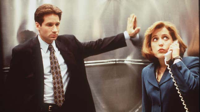 The protagonists of the X-Files. Such cuties. 