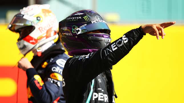 Image for article titled Lewis Hamilton Takes Mugello&#39;s First-Ever F1 Pole Position