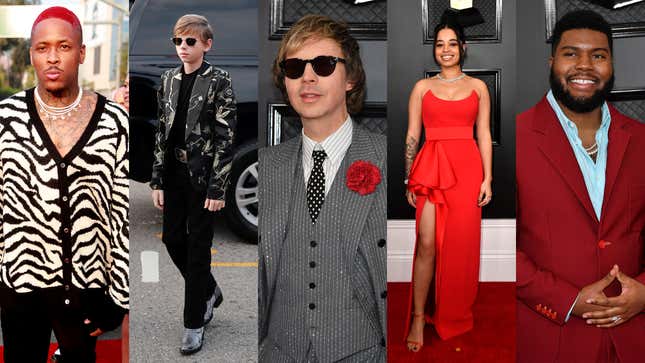 Image for article titled Drowning in Ruffles and Sequins On the 62nd Grammys Red Carpet