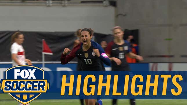 Carli Lloyd Scores Two Against Switzerland