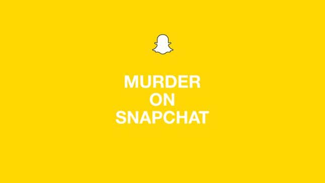 The Perfect Murder, With Help From Snapchat