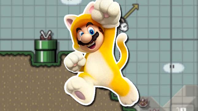 Image for article titled Mario Maker Contest: International Cat Day