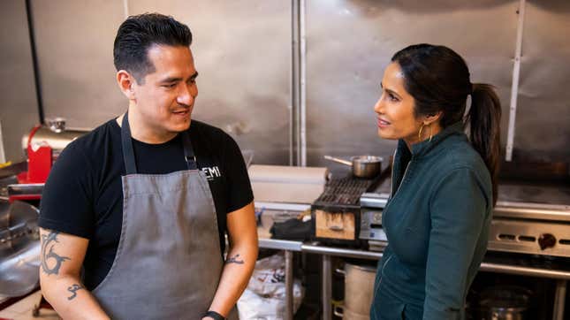 Image for article titled Padma Lakshmi unpacks American cuisine through immigration in Hulu’s affecting Taste The Nation