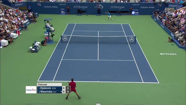 Stan Wawrinka Wore Out Novak Djokovic In The Best Point Of The U.S. Open