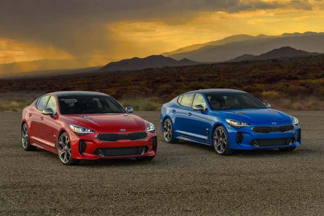 Kia Stinger GT1 and GT2 2021