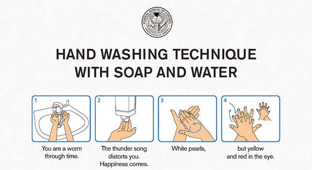 Image for article titled Control Has Some Advice On Washing Your Hands