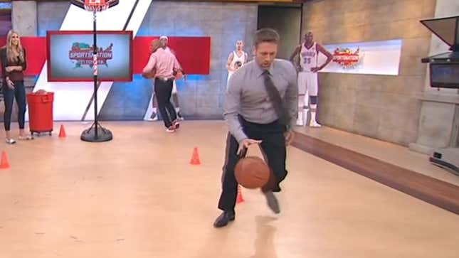 Max Kellerman Sucks At Basketball