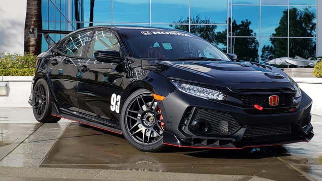 Image for article titled What Car Deserves This Honda Civic Type R Crate Engine Swap?