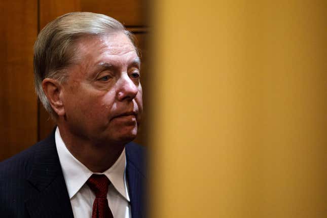 Image for article titled Lindsey Graham: The President Doesn’t Want to Kick Out All Legal Citizens, Just the Ones Who Don’t Support Him