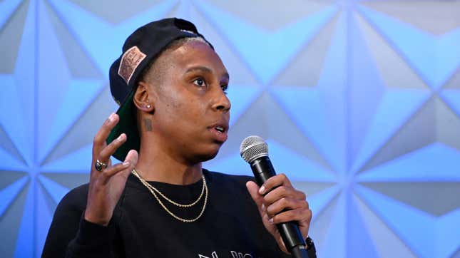 Lena Waithe speaks onstage during Genius Talks Sponsored By Credit Karma during the BET Experience on June 22, 2019, in Los Angeles.