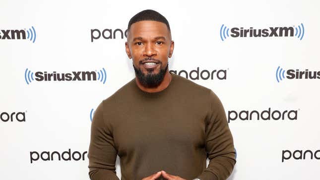 Jamie Foxx attends SiriusXM’s Urban View ‘Just Mercy’ Town Hall with Michael B. Jordan &amp; Jamie Foxx on December 17, 2019 in New York City. 