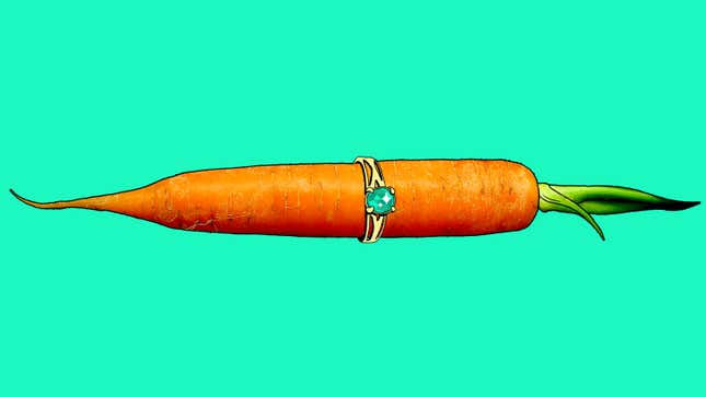 Image for article titled That Gold Ring Belongs to This Carrot Now