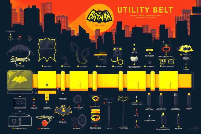 Kevin Tong’s Utility Belt piece for Mondo.
