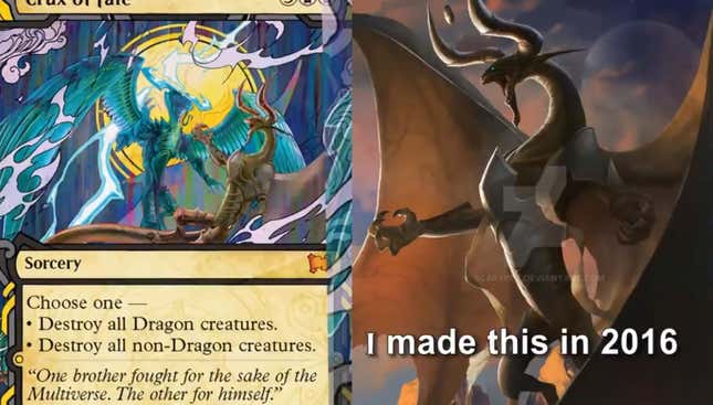 Image for article titled New Magic: The Gathering Card Accused Of Using Stolen Artwork [Updates]