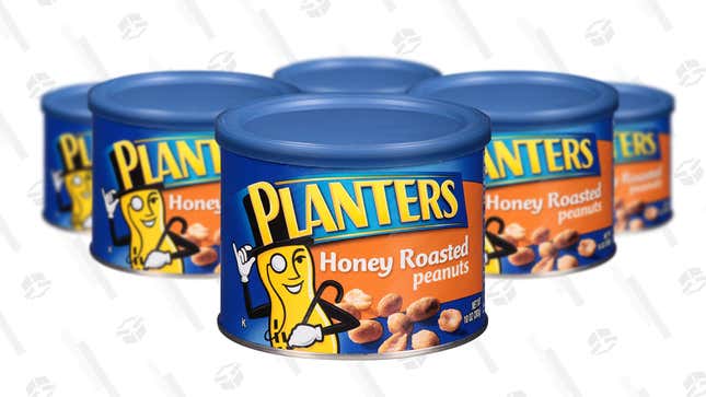 Planters Honey Roasted Peanuts, 10 Oz. (Pack of 6) | $21 | Amazon