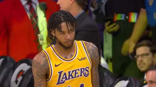 Brandon Ingram Electrifies Lakers Crowd With Uh Inbounds Defense, No Really
