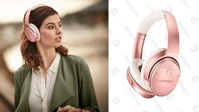 Bose QuietComfort 35 II Wireless Bluetooth Headphones (Rose Gold) | $220 | Amazon