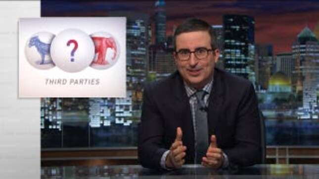 John Oliver Explains Why Our Third Party Candidates Are So Embarrassing