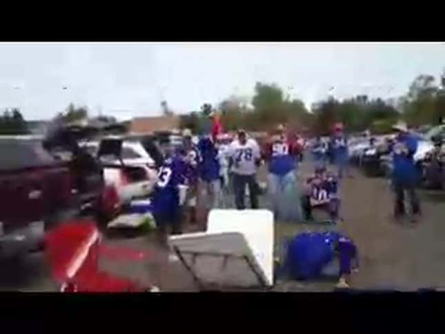 Bills Fan Submits His Audition For WWE