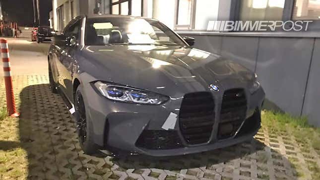 Image for article titled Here&#39;s The Gaping 2022 BMW M4 Before You&#39;re Supposed To See It