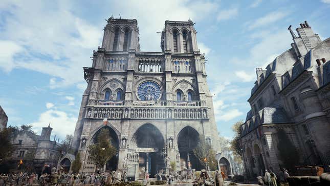 The Notre-Dame Cathedral as it appears in 2014&#39;s Assassin’s Creed Unity