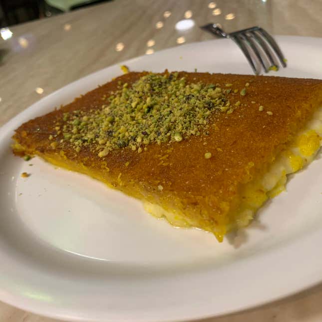 Knafeh at Selma’s Sweets and Frozen Treats